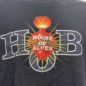 Vintage House Of Blues Sunset Strip Black Size Large